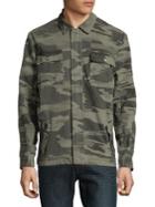 Nana Judy Camo-print Cotton Button-down Shirt