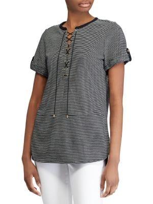 Lauren Ralph Lauren Lace-up Tunic