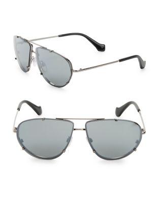 Balenciaga 62mm Mirrored Aviator Sunglasses