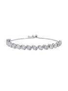 Sonatina Sterling Silver 0.5 Tcw Diamond Bolo Bracelet