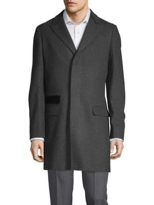 Black Brown Chesterfield Top Coat