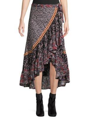 Free People Esmeralda Printed Skirt