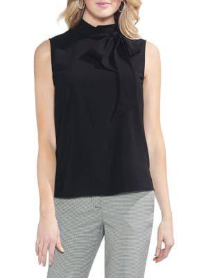 Vince Camuto Satin Pussy Bow Blouse