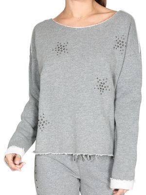 Pj Salvage Starry Eyed Frayed Top