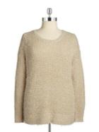 Dknyc Plus Plus Open-knit Sweater