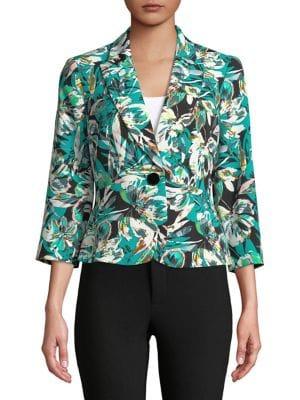 Nipon Boutique Printed Quarter-sleeve Jacket