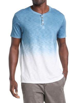 Silver Jeans Kurt Ombre Cotton Henley