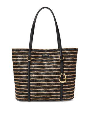 Lauren Ralph Lauren Medium Straw Tote