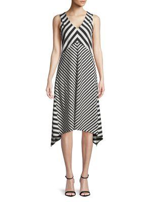 Jones New York Striped Knit Dress