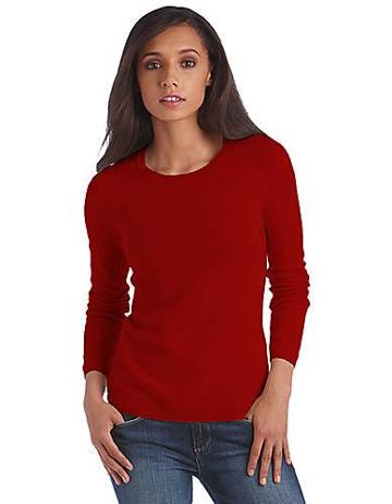 Lord & Taylor Fall Brights Collection Cashmere Crewneck Pullover Sweater