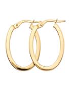 Roberto Coin Perfect Gold Hoops 18k Yellow Gold Earrings- 0.98in