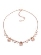 Givenchy Rose-goldplated & Crystal Array Frontal Necklace