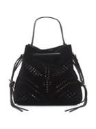 Vince Camuto Norah Perforated Leather Crossbody Bag