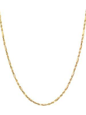 Lord & Taylor 14k Yellow Gold Milano Rope Necklace