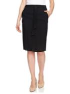 1.state Classic Tie-front Skirt