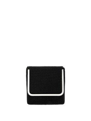 Nina Rhapsody Mesh Crossbody Clutch