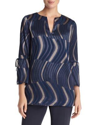 Lafayette 148 New York Sela Printed Blouse