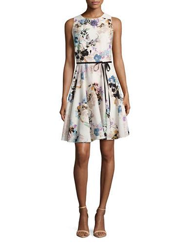 Gabby Skye Floral-print Sleeveless Dress