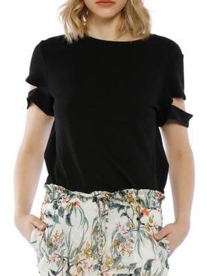 Walter Baker Kennedy Cut-out Cotton Top
