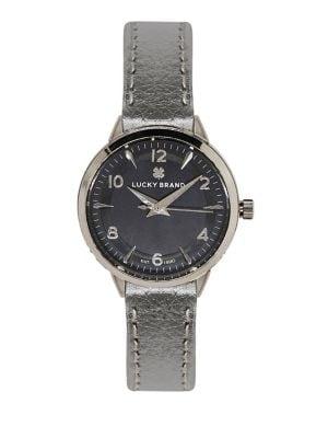 Lucky Brand Torrey Mini Silvertone Metallic Wrap Watch