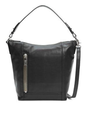 Frye Lena Zip Leather Hobo Bag