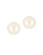 Carolee 14mm White Pearl Stud Earrings