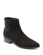 Kensie Francisco Microsuede Studded Ankle Boots