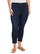 Seven7 Plus High-rise Cropped Skinny Jeans
