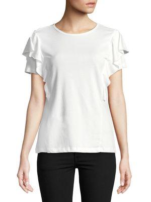 Vero Moda Dany Ruffled Cotton Top