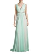 Glamour By Terani Couture Embellished Sleeveless Gown