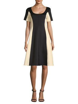 Donna Karan New York Colorblock Shift Dress