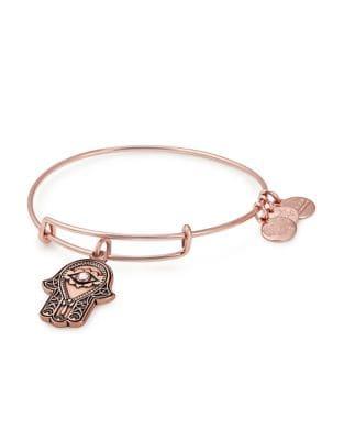 Alex And Ani Hand Of Fatima Charm Bangle Bracelet
