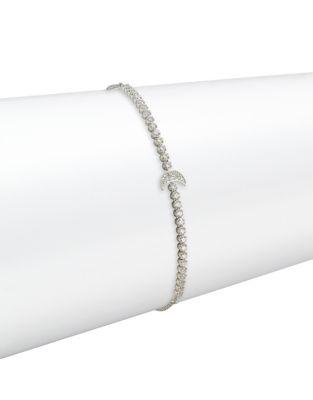 Swarovski Subtle Moon Crystal Charm Bracelet