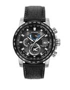 Citizen World Time A-t Atomic Stainless Steel Watch, At9071-07e