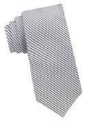 Calvin Klein Pin Striped Silk Blend Tie