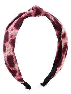 Bindya Animal-print Knotted Headband