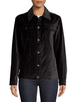 Hudson Jeans Velvet Trucker Jacket