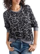 Lucky Brand Leopard Pullover