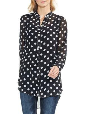 Vince Camuto Spotlight Me Splitneck Tunic