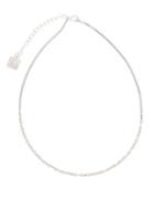 Anne Klein 4mm Faux Pearl Studded Choker Necklace