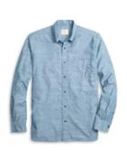 Brooks Brothers Red Fleece Dotted Chambray Cotton Button-down Shirt