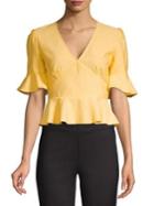 The Fifth Label Reserve Ruffled Crop Top