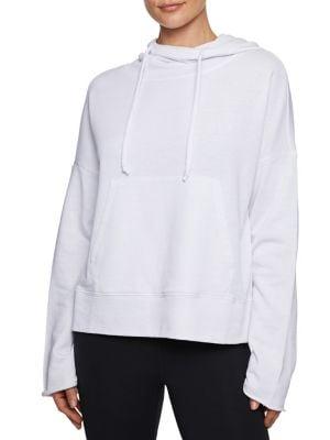 Betsey Johnson Distressed Bell Sleeve Hoodie