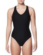 Nike One-piece Ribbed Racerback Swimsuit