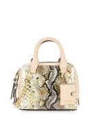 Calvin Klein Snakeskin Print Satchel Bag