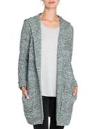Nic+zoe Textured Hooded Cardigan