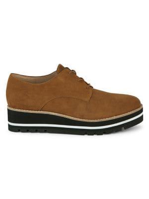 Eileen Fisher Eddy Leather Lace-up Shoes
