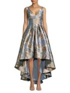Eliza J Floral High-low Fit-&-flare Gown