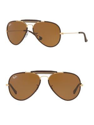 Ray-ban Rb3422q Outdoorsman Craft 58mm Pilot Sunglasses