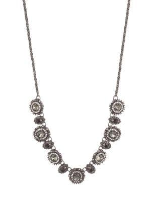 Marchesa Jet & Crystal Necklace